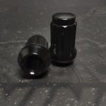 Комплект Гаек колесных M12X1,25 Черный хром, высота 33мм, 12 луч 911144BA20