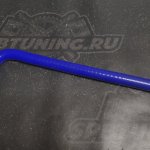 Патрубок водостойкий универсальный S-образный 12мм синий