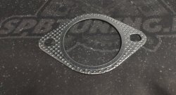 Прокладка под фланец выхлопной трассы 57мм 2 болта c метал кольцом
