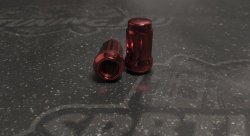 К-т гаек М12х1,5 L=34 красные +  1ключ