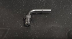 Фитинг AN-06 - 3/8" (9,5mm) быстросъём, 90° папа, BLACKROCK LAB
