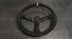 Руль 380мм Motamec вылет 60мм., замша.