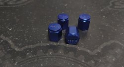 Ниппельные колпачки rays style (4шт) синие