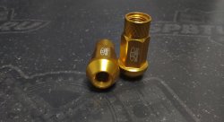 Гайки колесные алюминиевые Blox (серебро) 12х1,25