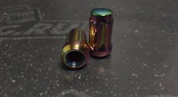 Комплект колесных гаек ST911145SD/PH - радужный хром