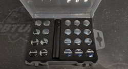 Комплект Гаек колесных M12X1,5 хром, высота 33мм, 12 луч 