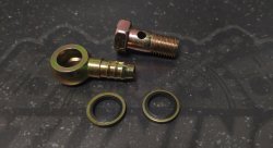 Банжо-болт М12*1.25 - 10мм сталь (набор)