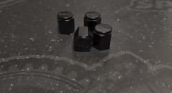 Ниппельные колпачки rays style (4шт) черные