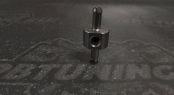 Адаптер под датчик NPT1/8" - диаметр "ёлочки" 7,9mm шланг PUSH FIT , BLACKROCK LAB