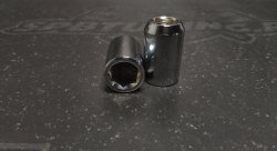 Гайка M12X1,25 Хром высота 30 мм, D=20мм 