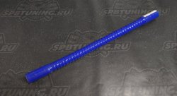 Шланг силиконовый гофрированный L500мм D20 (синий)