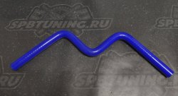 Патрубок водостойкий универсальный W-образный 12мм синий