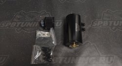 Маслоуловитель круглый, с фильтром, черный