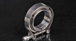 V-band с фланцами 2.5 (63мм) с проточкой (папа-мама)