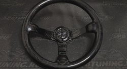 Руль 350 мм, большой вылет, FULL WET CARBON