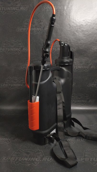 Опрыскиватель ранцевый гидравлический 11 л. (пластик, алюминий) телескопический, 2 ремня (606х430х136 мм)