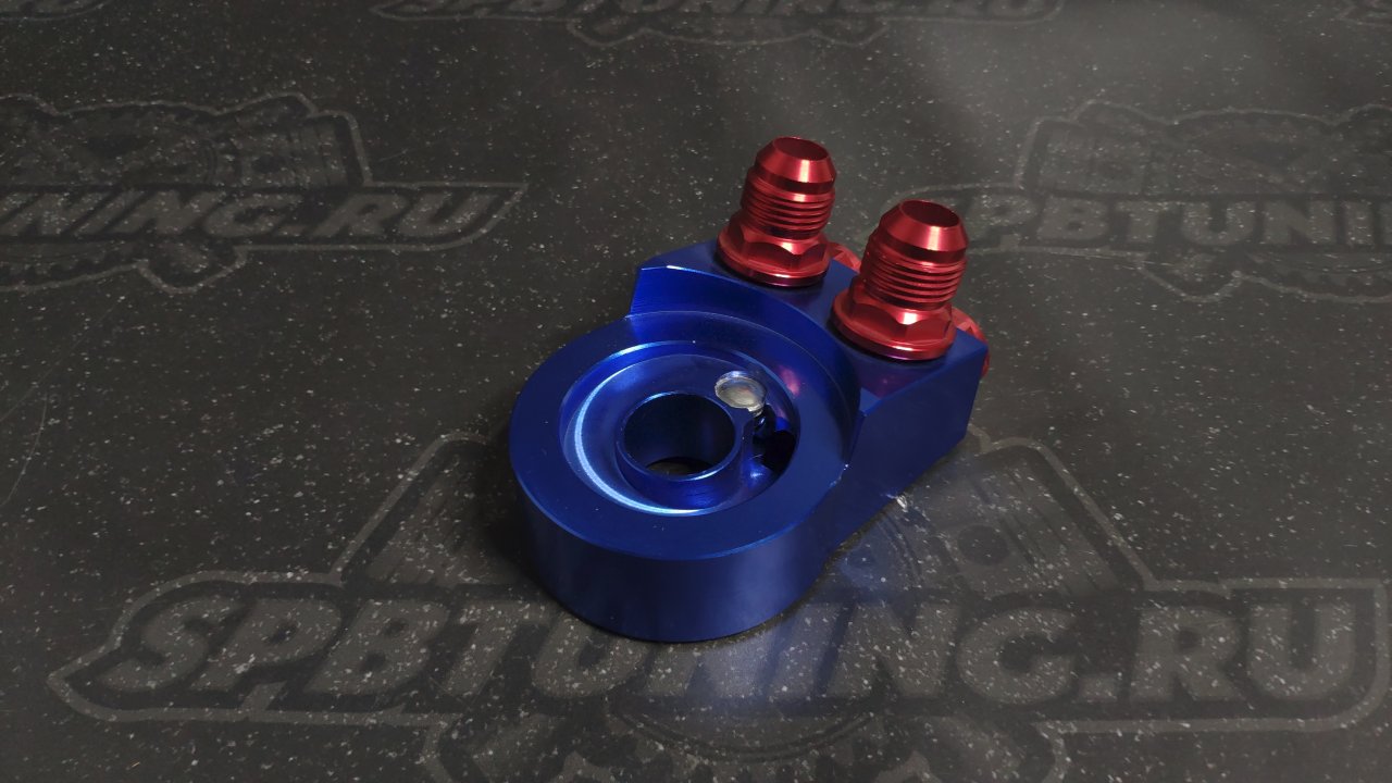 Проставка для установки масляного радиатора 45 градусов