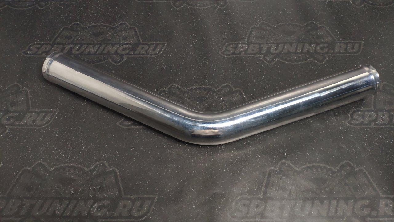 Труба алюминиевая 51мм 45 градусов 600мм