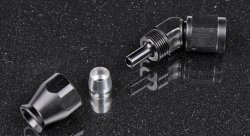 Фитинг AN4 45° под тефлоновый шланг PTFE, усиленный