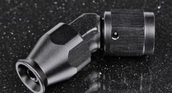 Фитинг AN4 45° под тефлоновый шланг PTFE, усиленный