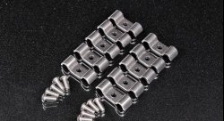 Крепление универсальное двойное 6,35 мм в комплекте с винтами, нержавеющая сталь