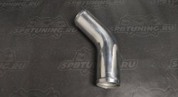 Труба алюминиевая 76мм 45 градусов 300мм