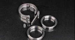 V-band с фланцами 3 (76мм) с проточкой (папа-мама)