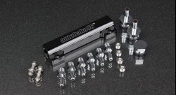 Пневмо разветвитель, алюминиевый, чёрный (Vacuum / Boost Block) AUTOBAHN88 