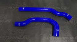 Патрубки радиатора на Toyota MarkIIChaserCresta JZX90 1JZ-GTE синие
