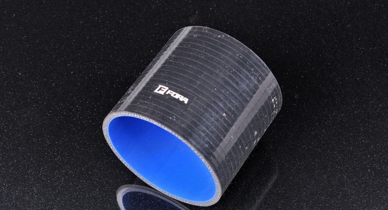 Патрубок силиконовый 102 мм, L=100 мм, 4 слоя армировки, чёрный