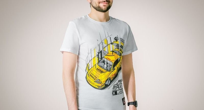 Футболка "S15 Trace", белая, размер-3XL