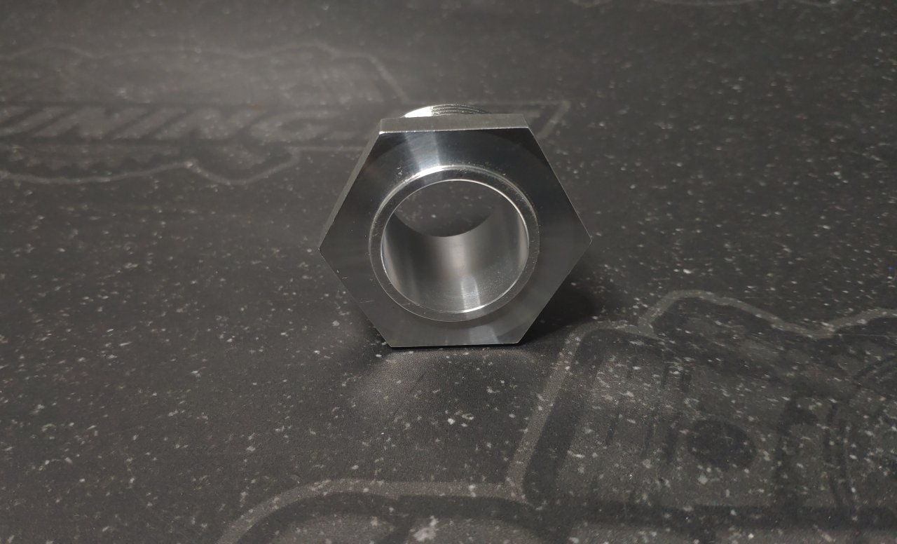 Фитинг AN20 приварной под ключ алюминиевый