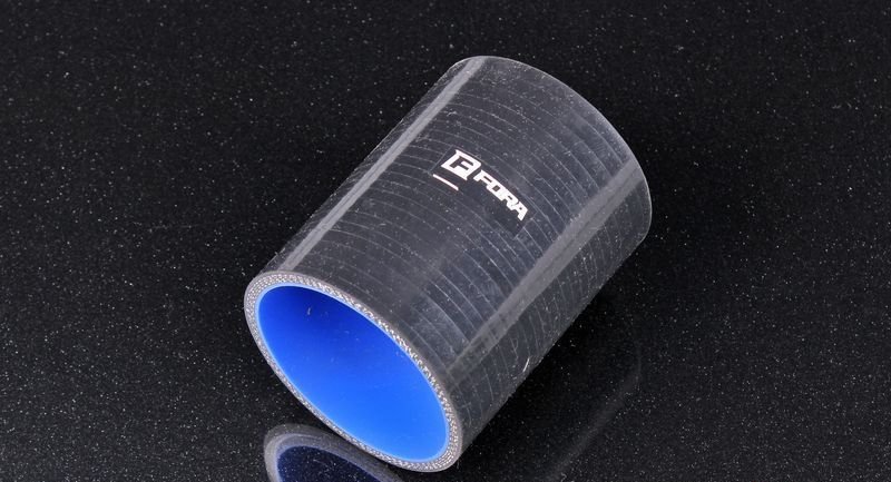 Патрубок силиконовый 70 мм, L=100 мм, 4 слоя армировки, чёрный