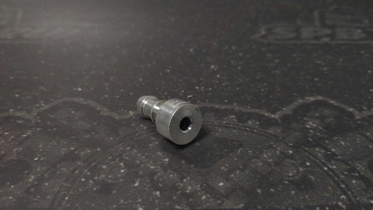 Адаптер П PUSH FIT AN04 (6,3 mm) - приварной, алюминий, BLACKROCK LAB