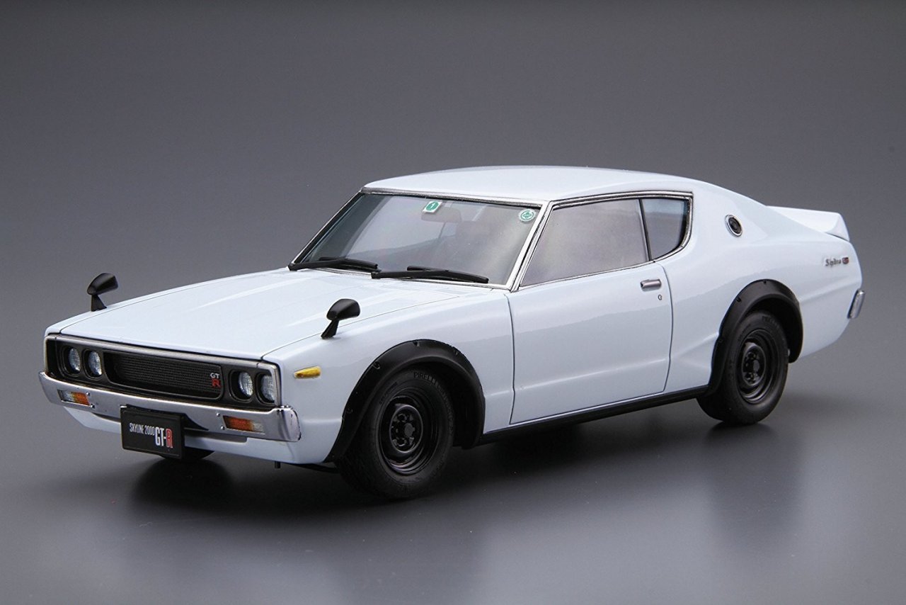 Сборная модель Aoshima NISSAN KPGC110 SKYLINE HT2000GT-R `73