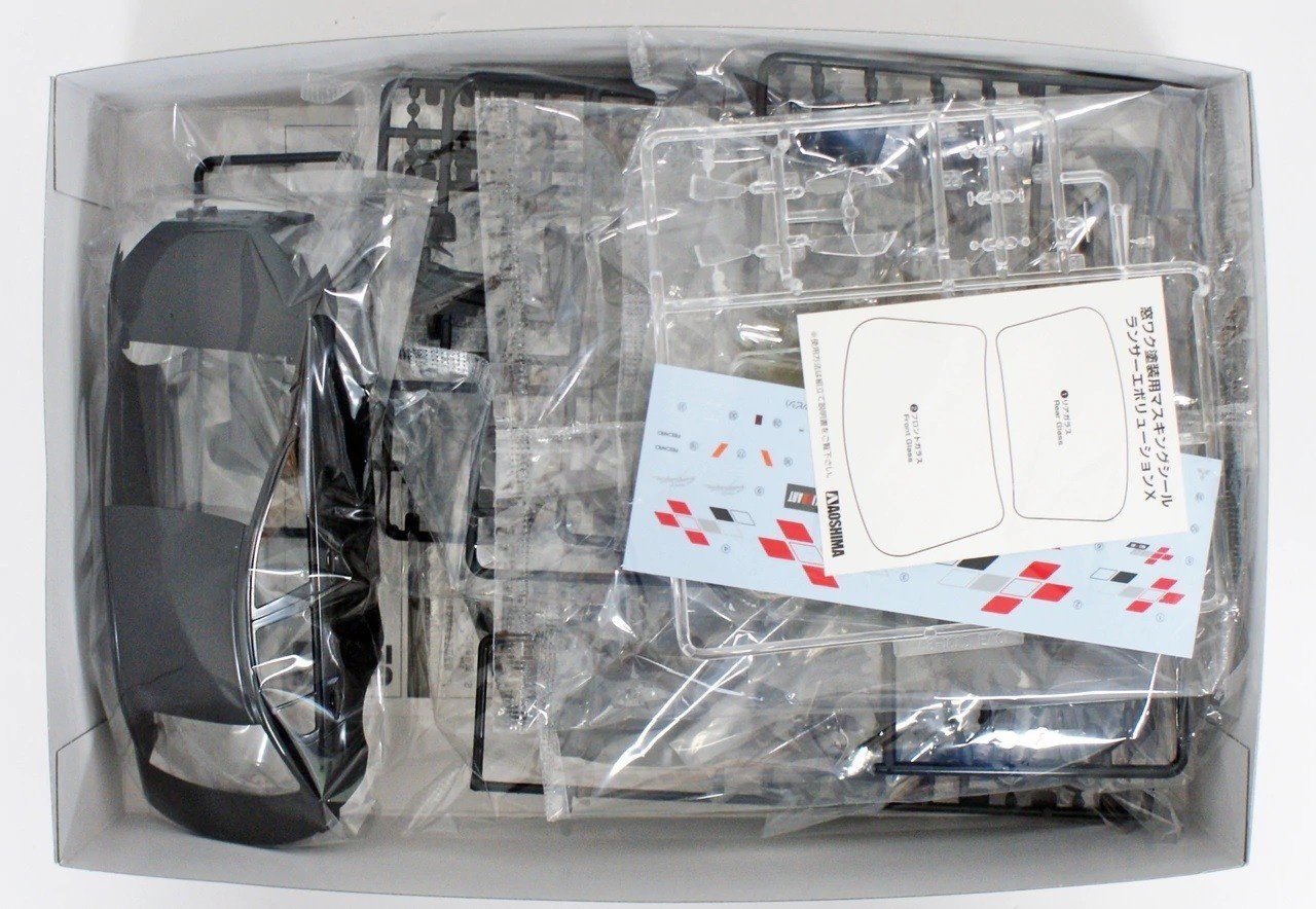 Сборная модель Mitsubishi Lancer Evolution X RalliArt '07 Aoshima