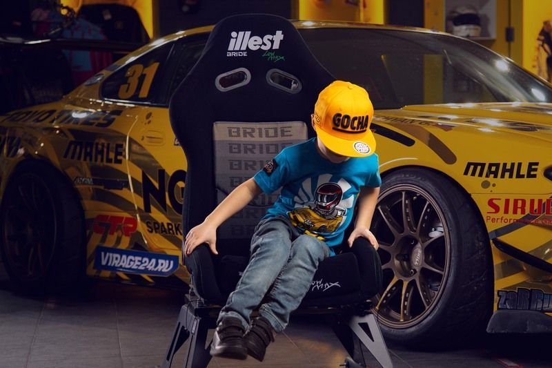 Кепка (бейсболка) "GOCHA" желтая, детская