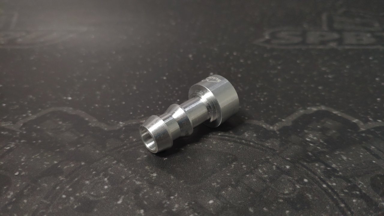 Адаптер П PUSH FIT AN06 (9,5mm) - приварной, алюминий, BLACKROCK LAB