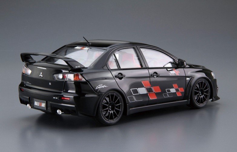 Сборная модель Mitsubishi Lancer Evolution X RalliArt '07 Aoshima