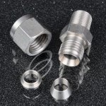 Фитинг сенсора температуры выхлопных газов / EGT M11*1,25 - 1/8"  DEFI