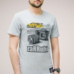 Футболка "Zarrubin", серая, размер 2XL