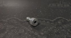 Адаптер П PUSH FIT AN04 (6,3 mm) - приварной, алюминий, BLACKROCK LAB