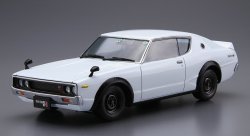 Сборная модель Aoshima NISSAN KPGC110 SKYLINE HT2000GT-R `73