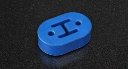 Подвес (поддержка, резинка) глушителя 8мм 2 отв  Autobahn88 (синий)