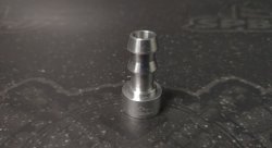 Адаптер П PUSH FIT AN06 (9,5mm) - приварной, алюминий, BLACKROCK LAB