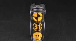 Термокружка SMILE, черная