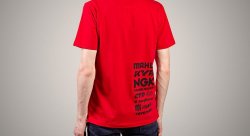 Футболка S14 BOSS, красная, размер XL