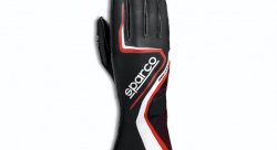 Перчатки для картинга SPARCO RECORD, черный/красный, размер 10