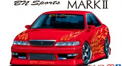 Сборная модель Aoshima Toyota Mark II JZX100 BN Sports