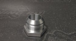 Фитинг AN20 приварной под ключ алюминиевый